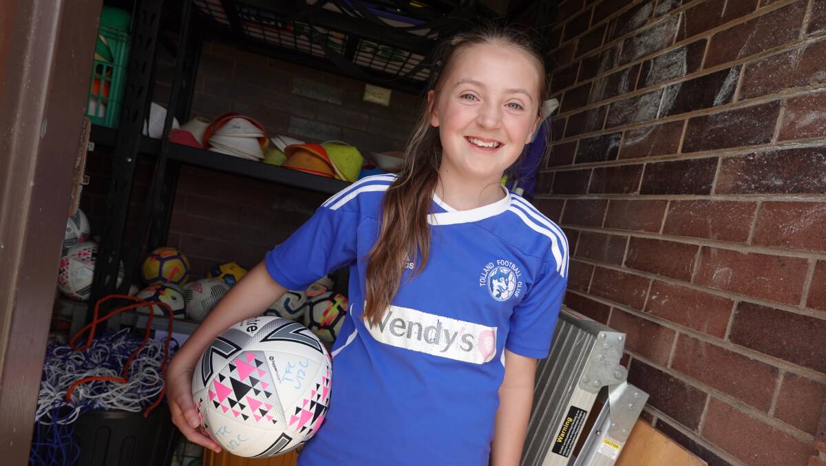 DELIGHT: Mikayla Blake said herself and other young female players would benefit from the new changerooms at Kessler Park. Picture: Monty Jacka