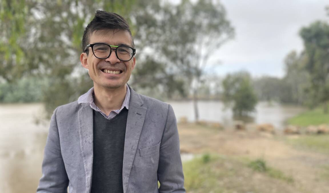 WORDSMITH: Dr Lachlan Brown based his award-winning poem 'Any Saturday, 2021: Running Westward' on the thoughts that cross his mind while running the Wiradjuri Walking Track. Picture: Monty Jacka