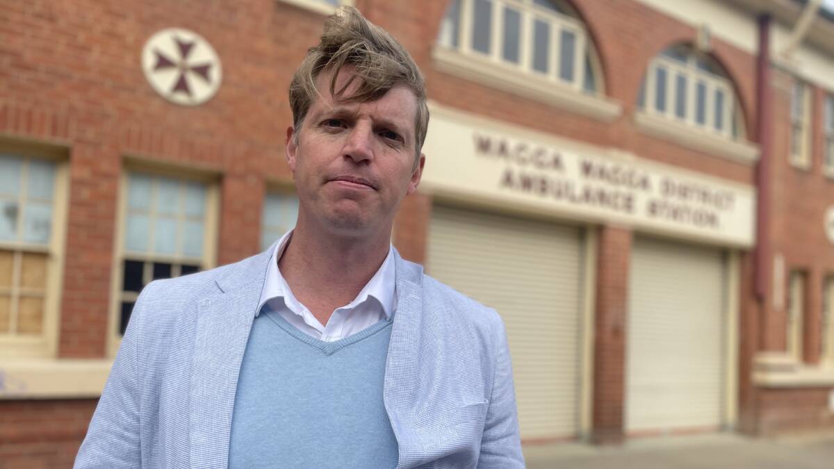 MONEY BACK: Wagga councillor Dan Hayes said the city should demand a refund for the Johnston Street ambulance station if an adequate response is not provided by the NSW government. Picture: Monty Jacka