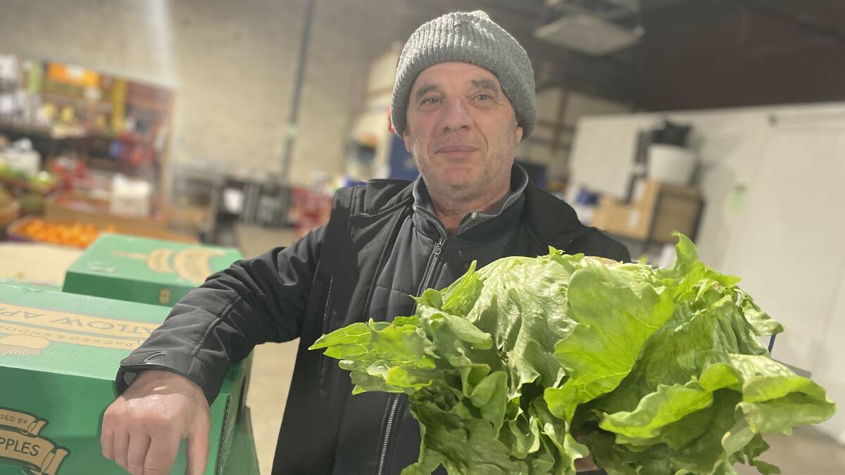 GREEN AND GONE: Wagga Fruit Supply owner Robert Papasidero said his business was forced to stop selling iceberg lettuce to regular customers due to the skyrocketing costs. Picture: Monty Jacka
