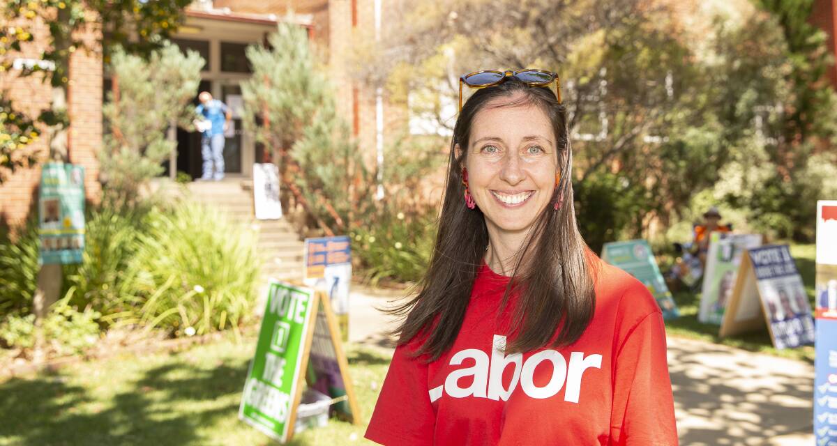 KEEN: Labor candidate Amelia Parkins said it "still hasn't sunk in" that she is going to be elected as one of Wagga's councillors. Picture: Ash Smith