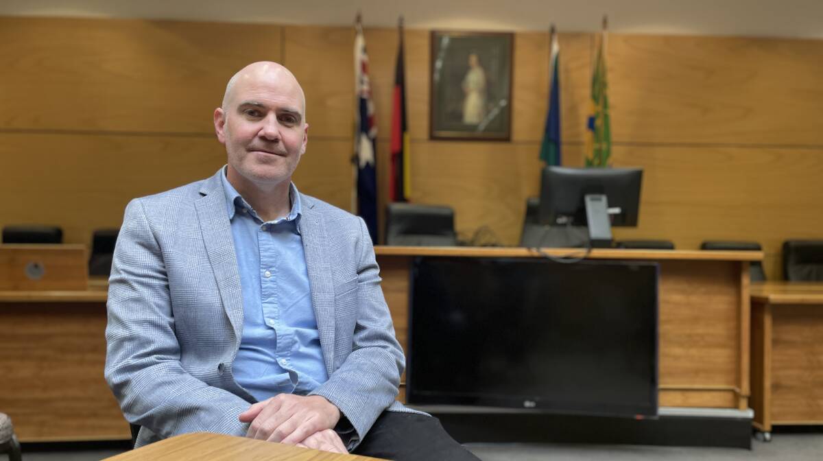 FACE TO FACE: Wagga councillor Tim Koschel believes it will harm discussion and frustrate residents if councillors unnecessarily attend meetings virtually. Picture: Monty Jacka