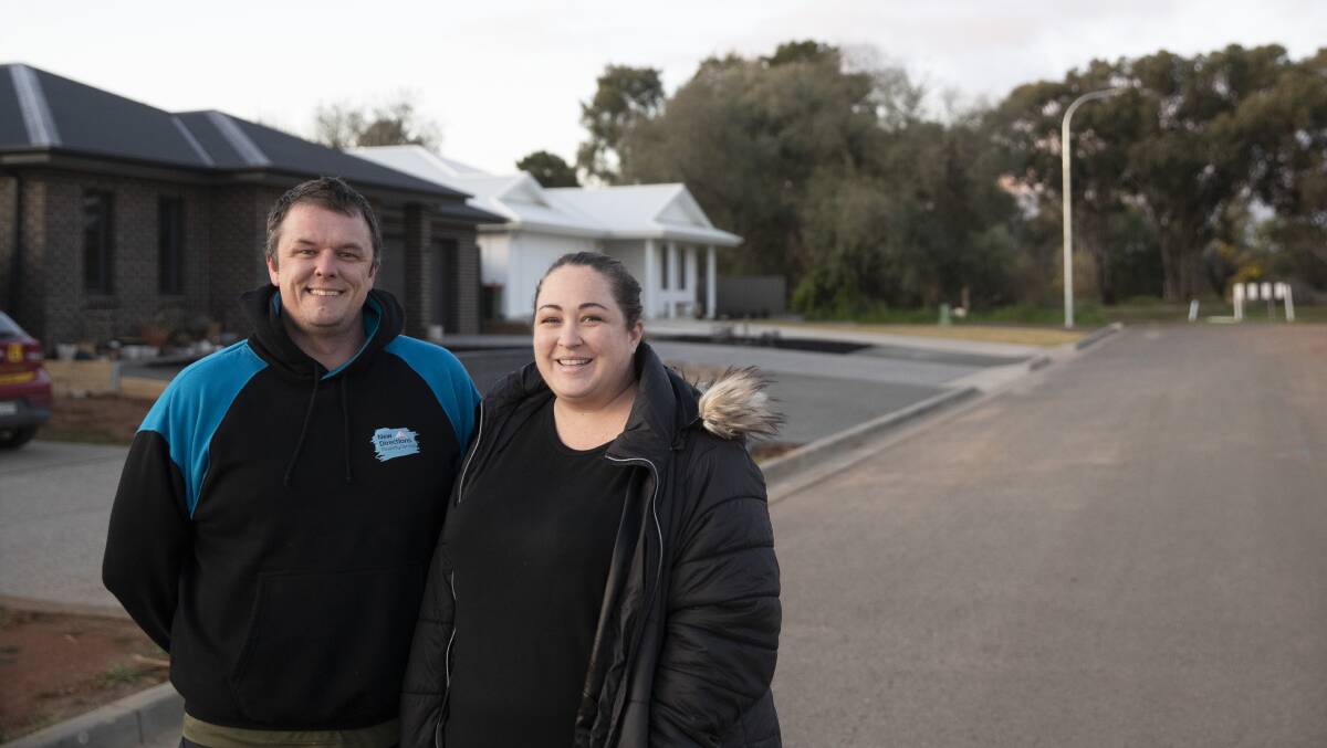VICTORY: Michael and Danielle Burns said they were "thrilled" the councillors took the residents' concerns into consideration and rejected the proposal. Picture: Madeline Begley
