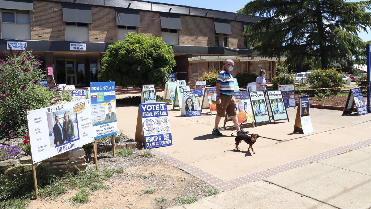 BALLOT: Residents have had the chance to vote early at Wagga's two pre-polling centres over the past two weeks. Picture: Les Smith
