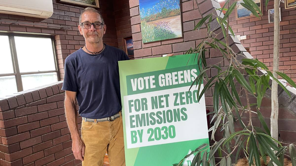 GREENS: Eric Kaiser wants to see global issues like climate change addressed more on the local government level. Picture: Emily Wind