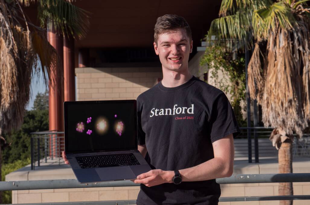 WHIZ-KID: Kooringal High School graduate Michael Nixon has once again reached the final 15 of an international science competition. Picture: Contributed. 