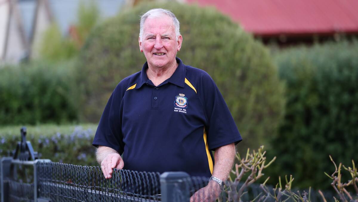 VETERAN: Wagga RSL Sub-Branch president David Gardiner said the region was a logical stop for the Royal Commission into veteran suicides. 