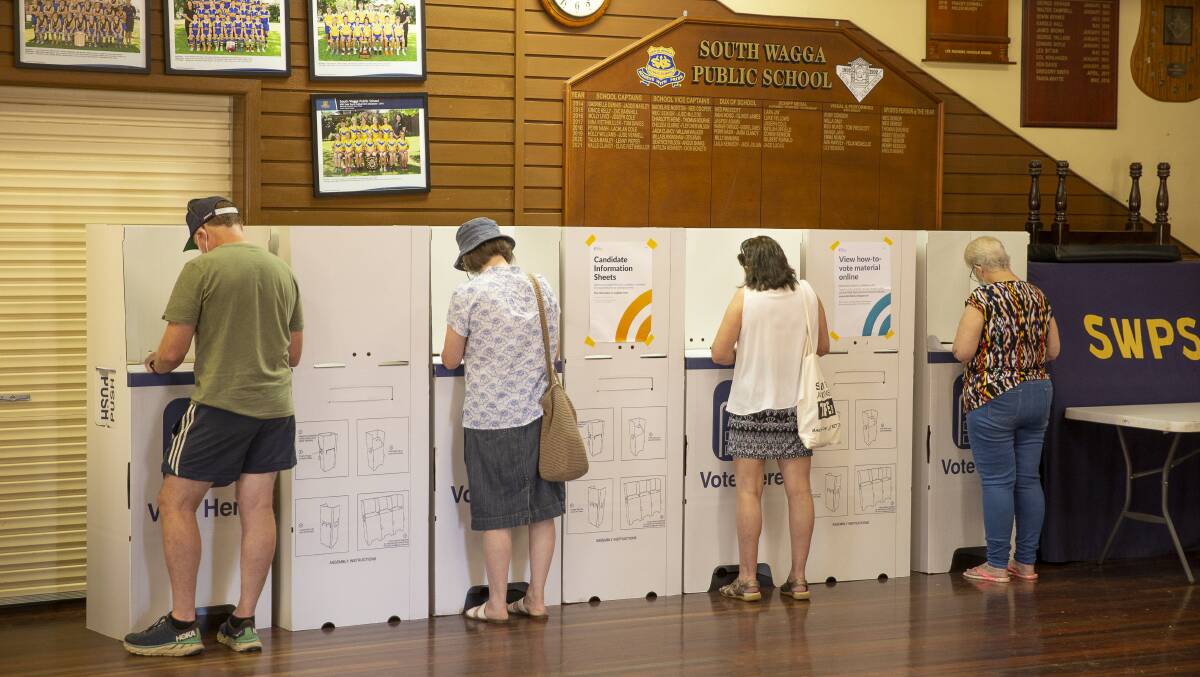 INFORMAL: Nearly 15 per cent of the votes cast in Wagga's council election on Saturday will not count in the final tally. Picture: Ash Smith