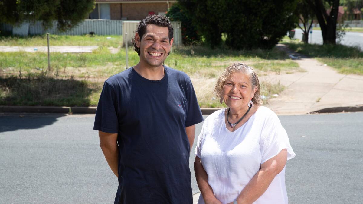 Tolland residents Nevil Wedge and Mary Atkinson are hoping the Tolland Renewal Project will breathe new life into their suburb by replacing abandoned social housing units as well as providing new parks and community facilities. Picture by Madeline Begley