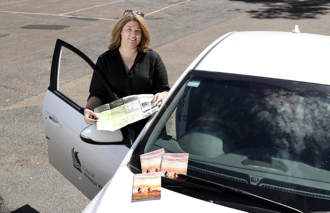 SETTING OFF: Stacey Post said the tourism campaign is to encourage visitors to come to Wagga and treat the city as a home base for a diverse series of day trips across the region. Picture: Les Smith