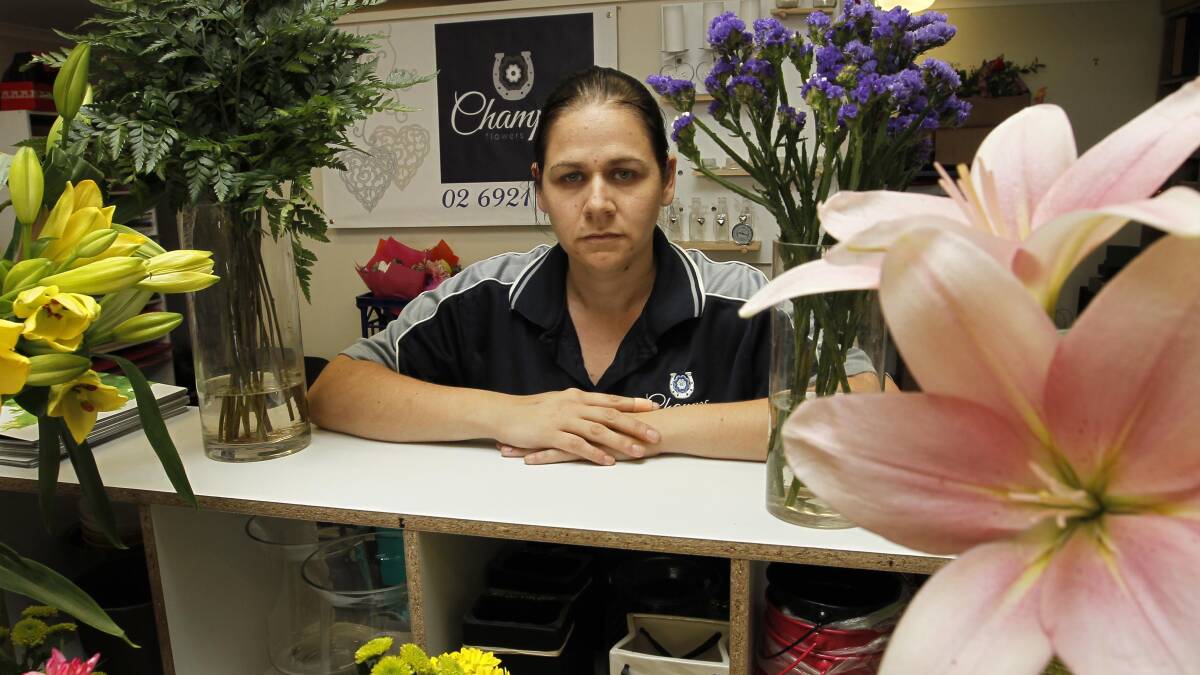 Melissa Cummins, owner of Champs Wagga, was disappointed when she found out champswagga.com sent visitors to a rival florist. The link has since changed to point to the Border Mail.