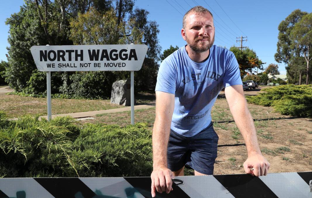 SUPPORT: North Wagga Residents’ Association president Dan Grentell says the North Wagga Lake concept has great potential. Picture: Les Smith