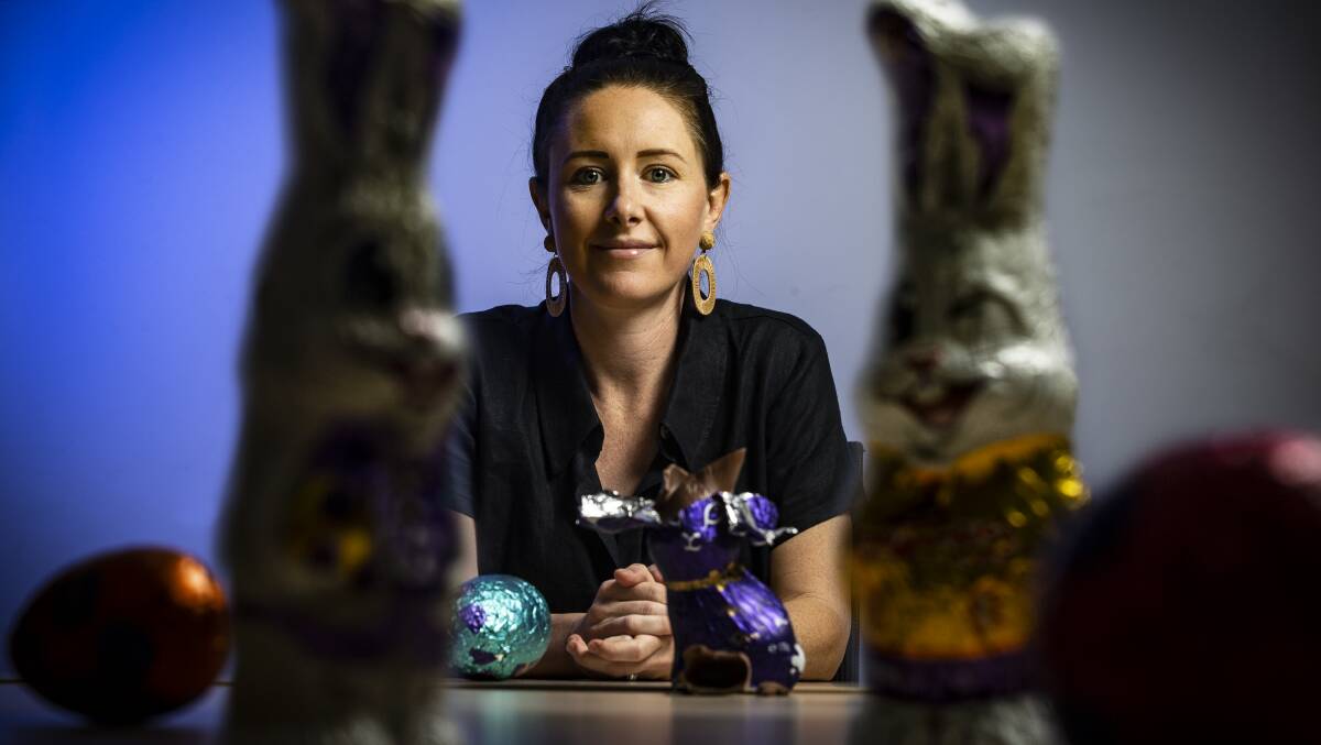 THE CHOCOLATE SCORECARD: Dr Stephanie Perkiss from UOW aims to shine a spotlight on what, exactly, consumers are getting when they purchase their favourite chocolate. Picture: Paul Jones