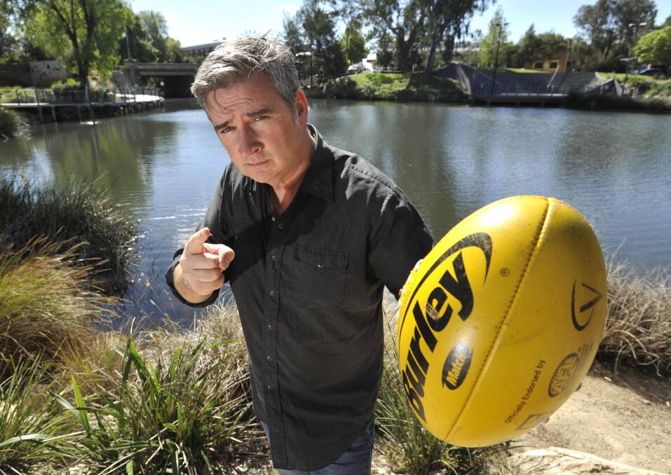 THE MERGER NEEDS YOU: Damian Callinan and the team behind The Merger want to put Wagga residents on screen. Picture: Les Smith 