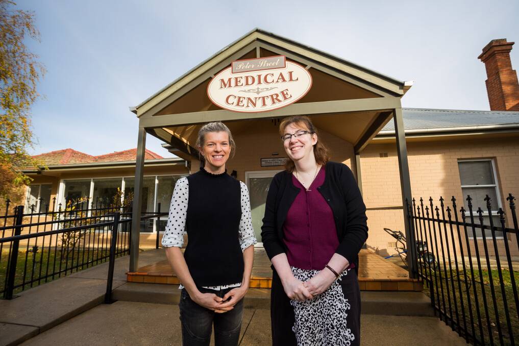 COUNTRY PRACTICE: Trudi Beck (left) and Lee Jeffery are happy rural doctors.