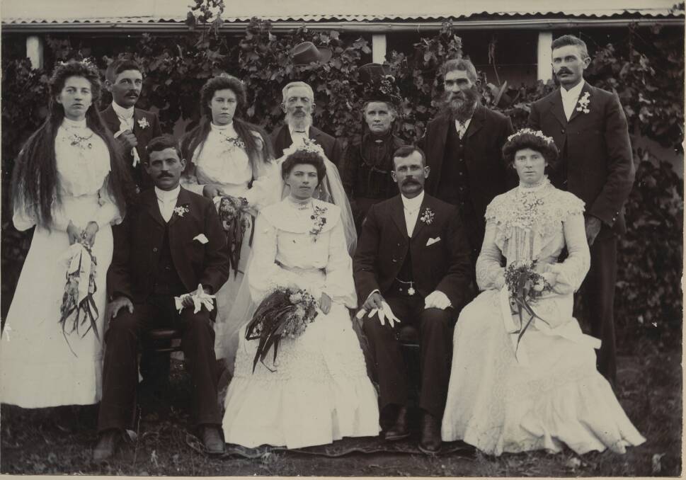 MOMENT: The wedding of Richard Herman Koth and Minna Fredericka Kohlhagen in 1904. Picture: CSURA RW14-153
