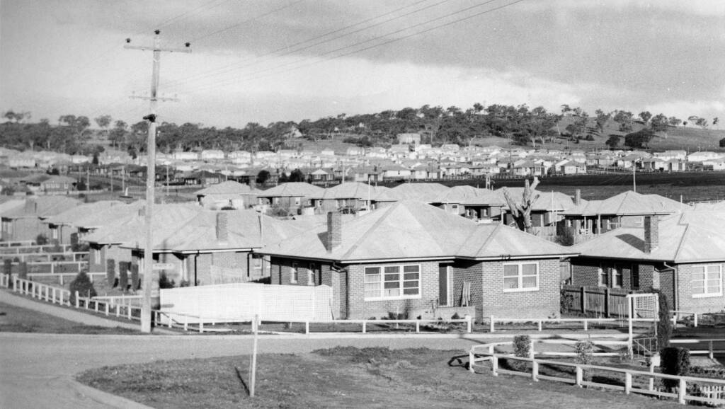BEGINNINGS: An early view looking east over Mount Austin, from the corner of Fernleigh Road and Mount Austin Avenue. Picture: Tom Lennon Collection