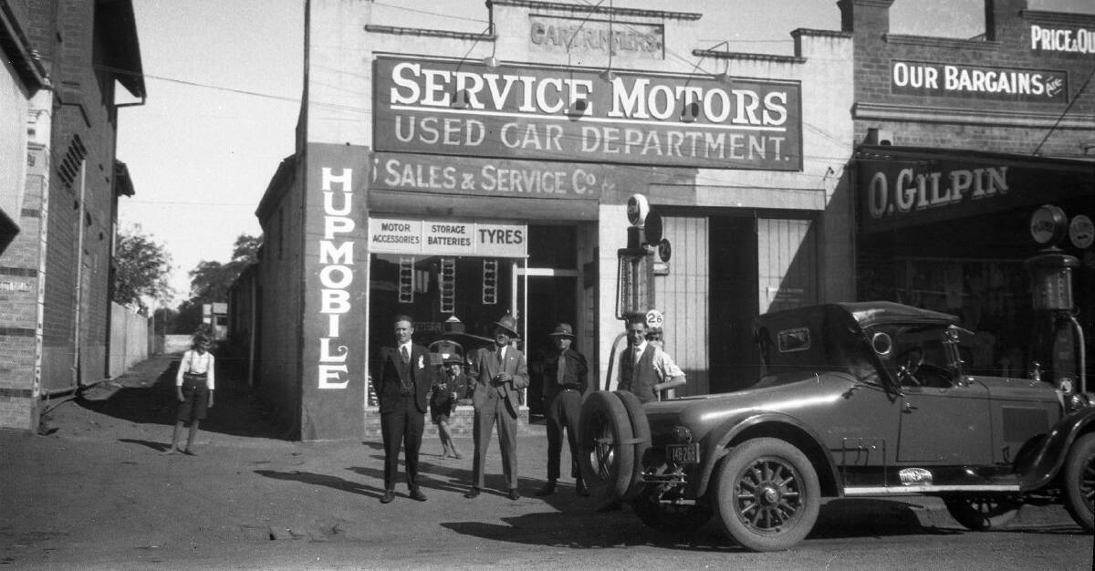 BACK IN THE DAY: A photograph of the Service Motors sales, service and filling station in Fitzmaurice Street, Wagga 1931. Picture: Bob Douglas