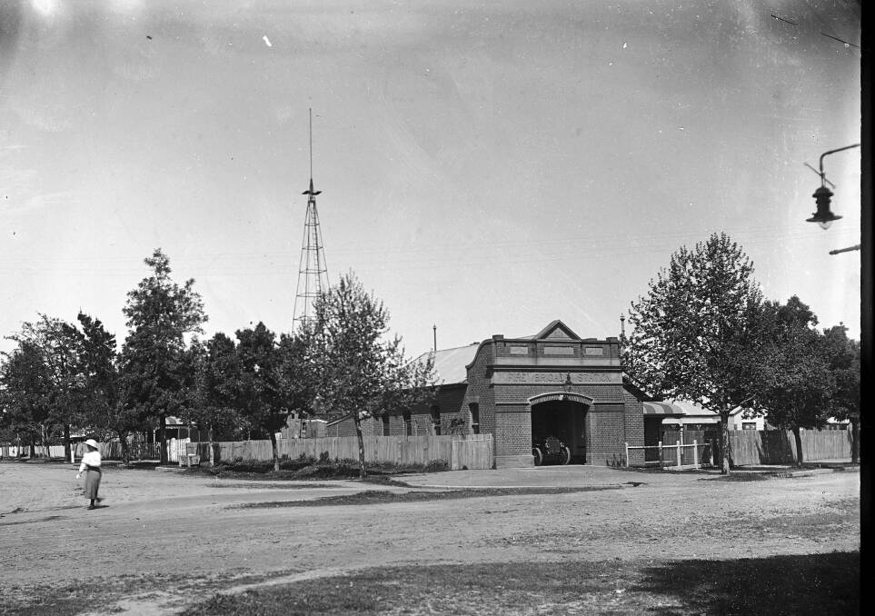 The fire station on the corner of Morrow and Peter streets, probably in the early 1900s. Supplied picture (CSURA Michael Pym Collection RW2745) 