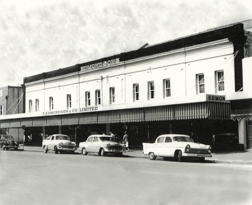 BACK THEN: Edmondsons store in Gurwood Street, Wagga Wagga in the early 1960s. Picture: SHERRY MORRIS