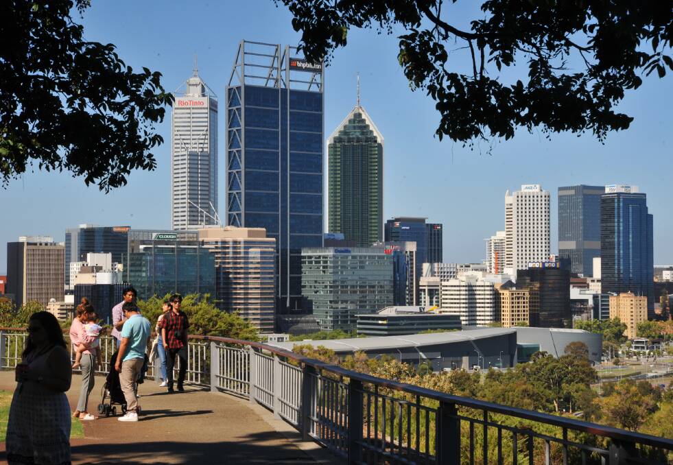ICONIC: The Perth skyline, as seen by tourists who flock to Kings Park, said to be the biggest urban bushland park in the world.