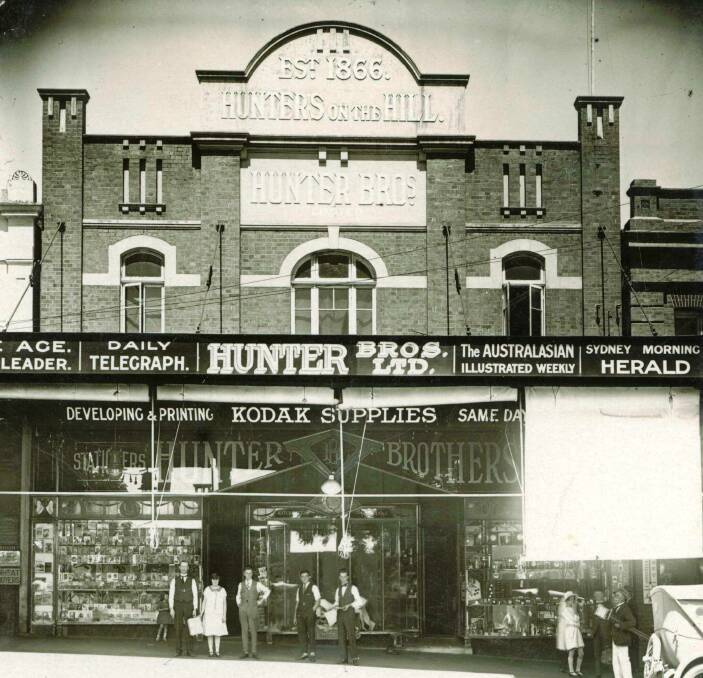 WAY BACK: Hunter Bros in Fitzmaurice Street in the 1920s. Picture: SHERRY MORRIS