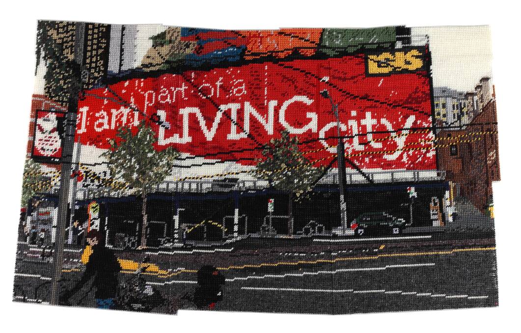 LIVING ART: Michelle Hamer’s, I am Part of a Living City explores everything from localised Australian street language to markers in some on the world's greatest conflict zones.