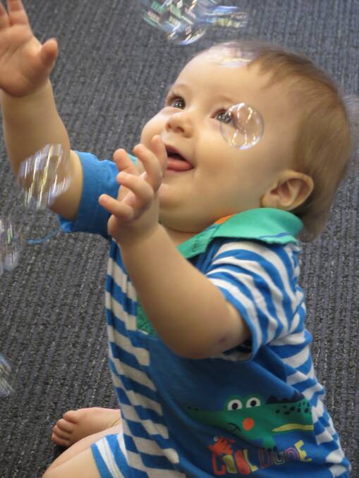 IMPORTANT: Research consistently shows that babies gain early literacy from the sounds and tones of speech, combined with play. Picture: Supplied