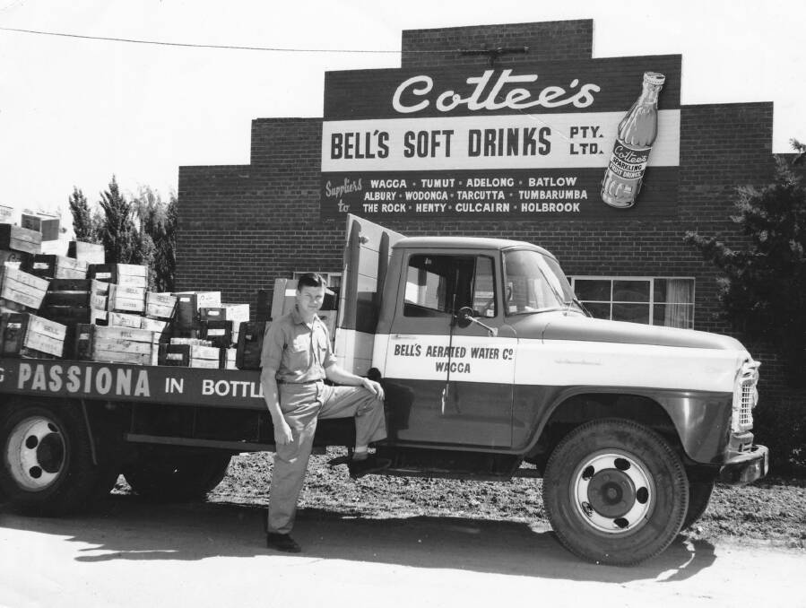 MOMENT: Bell's Soft Drinks, Wagga started in Fitzmaurice Street in 1931. In 1951, the business moved to a new automated factory in Railway Street, which is pictured here.