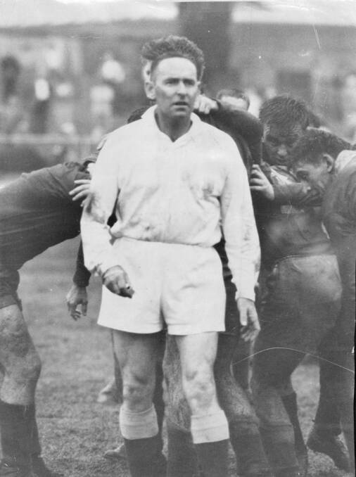 INCIDENTS: Referee Darcy Lawler was a controversial figure in the 1963 New South Wales Rugby League grand final. 
