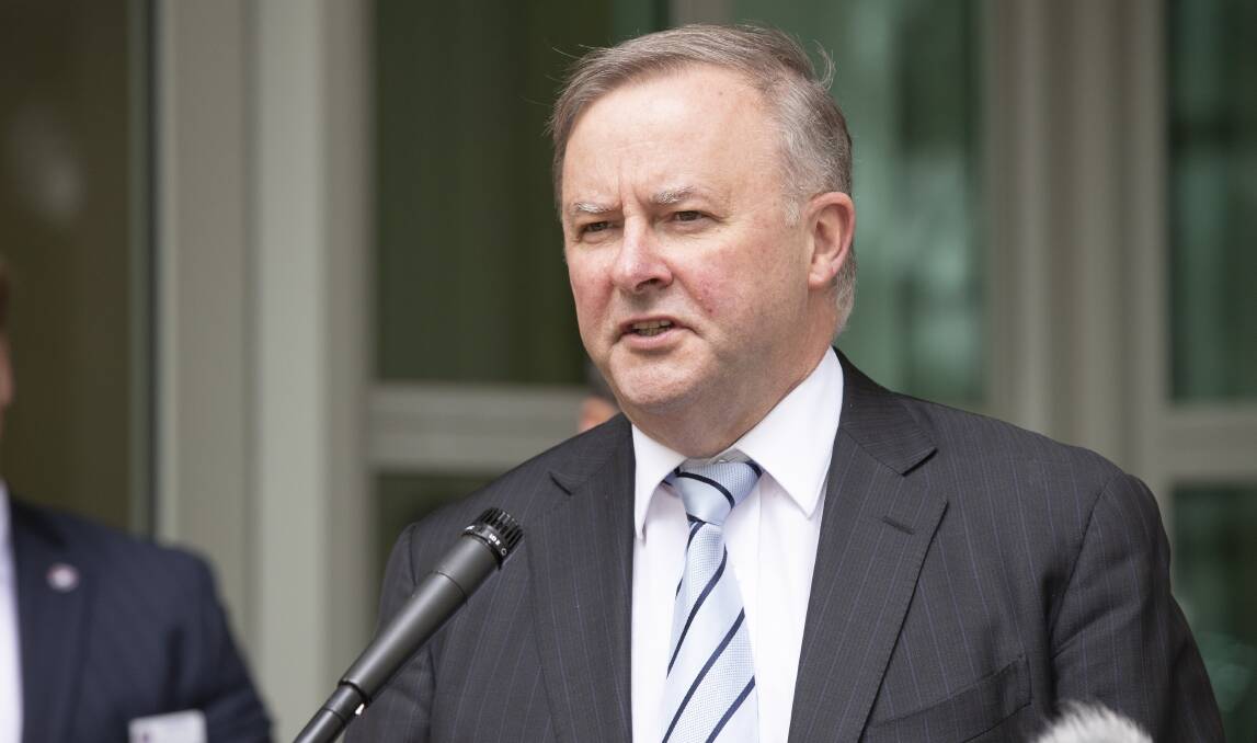 STAND UP: Anthony Albanese is an improvement on Shorten, but he's not seen as decisive and positive. Picture: Sitthixay Ditthavong
