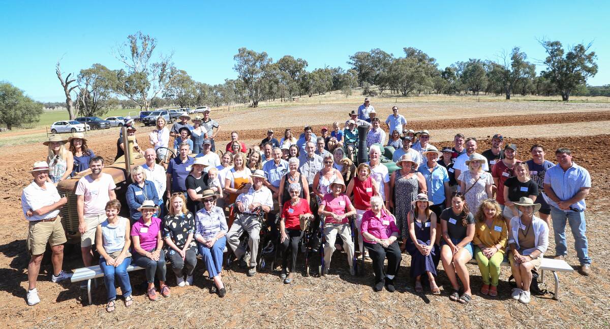 BACK TO BROCK: Members of the Koschitzke family converged on Brocklesby on Saturday to celebrate 100 years in the district after two brothers came across the Wimmera. Pictures: JAMES WILTSHIRE