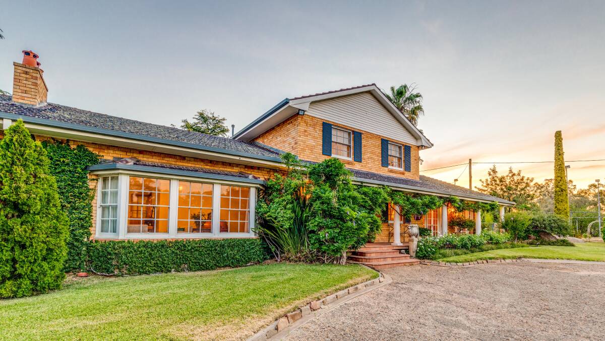 LUSH: The homestead at this Lake Albert property features old-style finishings and charming views. Picture: Ray White