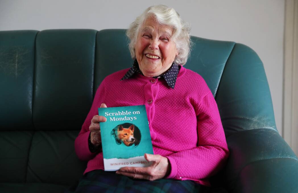 STORYTELLER: Wagga's Winifred Campbell, 93, has been writing poems for 80 years. Picture: Emma Hillier
