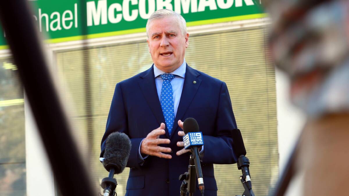 PRIORITY: Deputy Prime Minister Michael McCormack has announced Wagga as one of the first places to roll out a coronavirus vaccine in NSW.