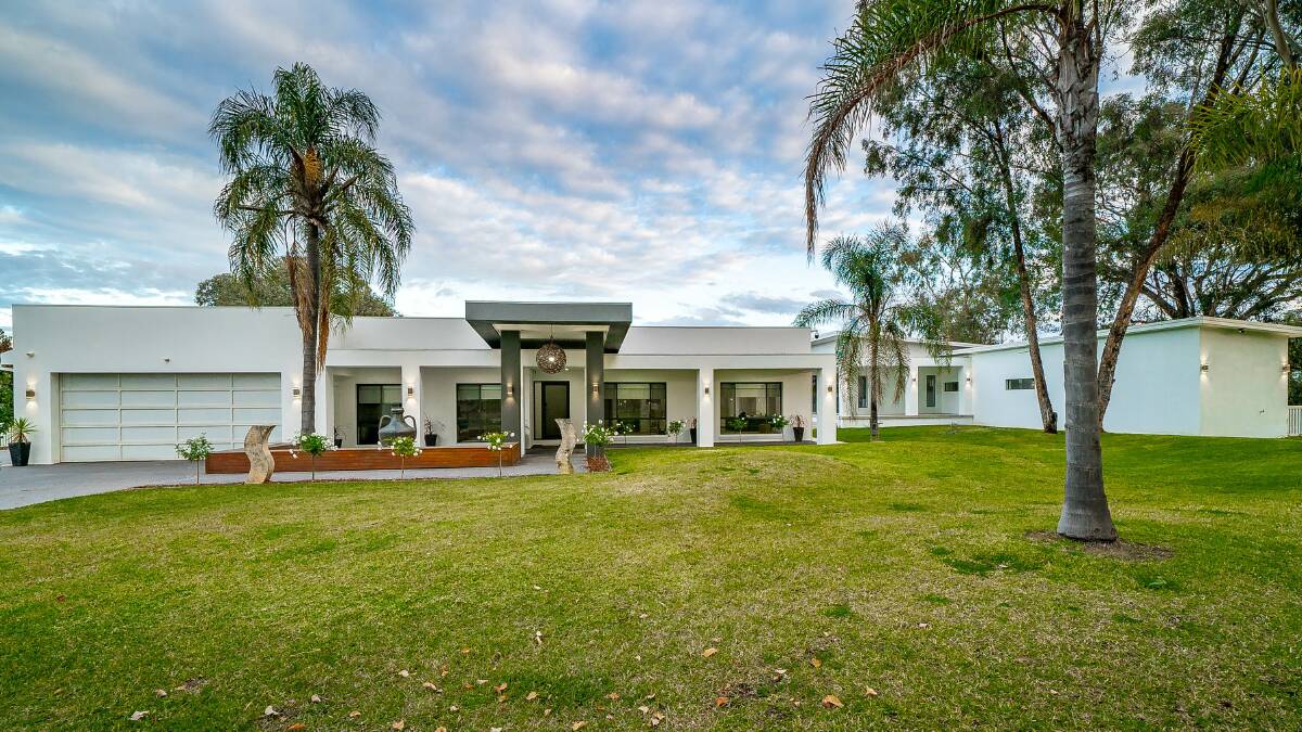 SURPRISES: This Lake Albert home has its own personal bowling alley, skate park and swimming pool. Picture: PRD Wagga