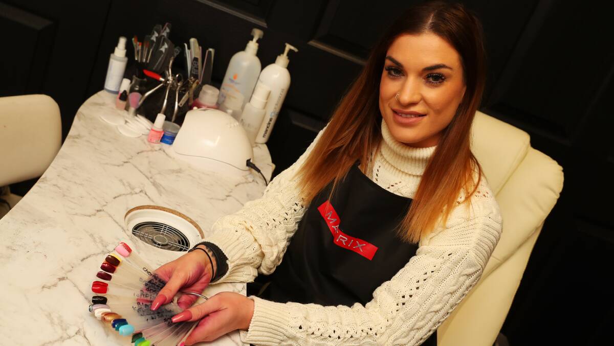 ANTICIPATION: Stef Edson of Heavenly Hair Skin & Nails has already been inundated with calls to book beauty services. Picture: Emma Hillier