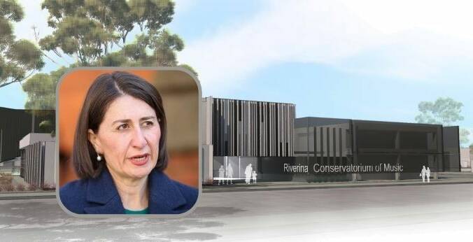 GRILLED: NSW Premier Gladys Berejiklian faced questions over her involvement in a $20 million funding allocation for the Riverina Conservatorium of Music.