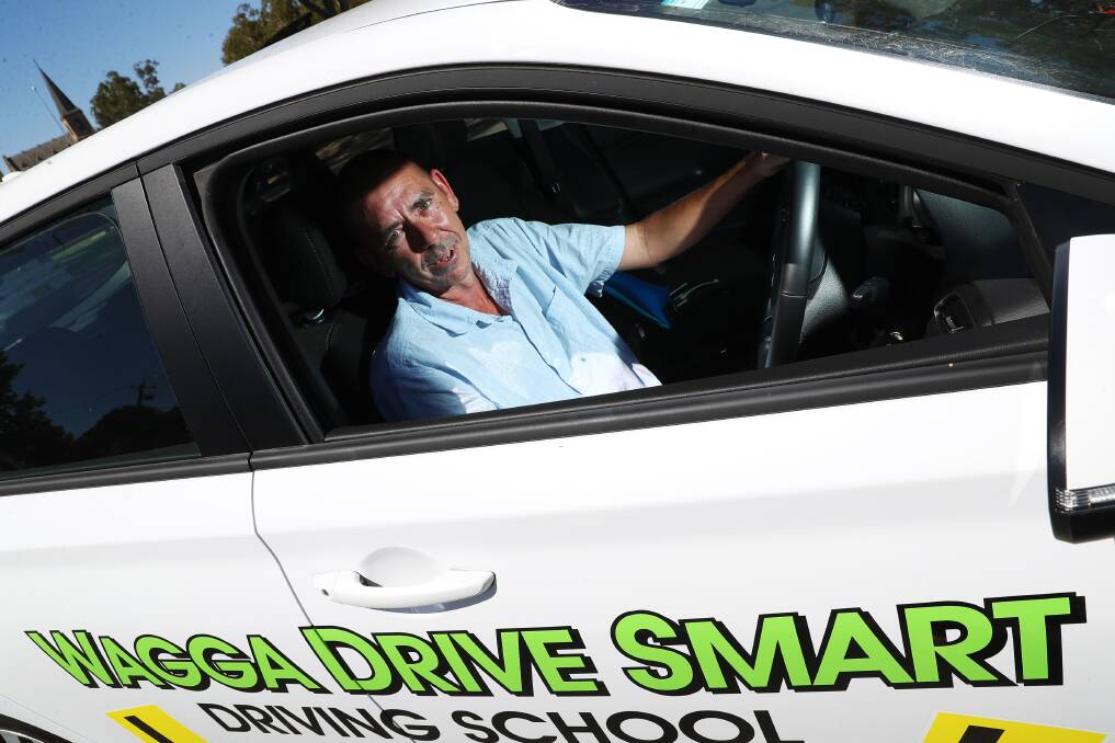 BUSY SEASON: Wagga driving instructor Adam Drosd says drivers need to be patient when they encounter learners on the road. Picture: Emma Hillier