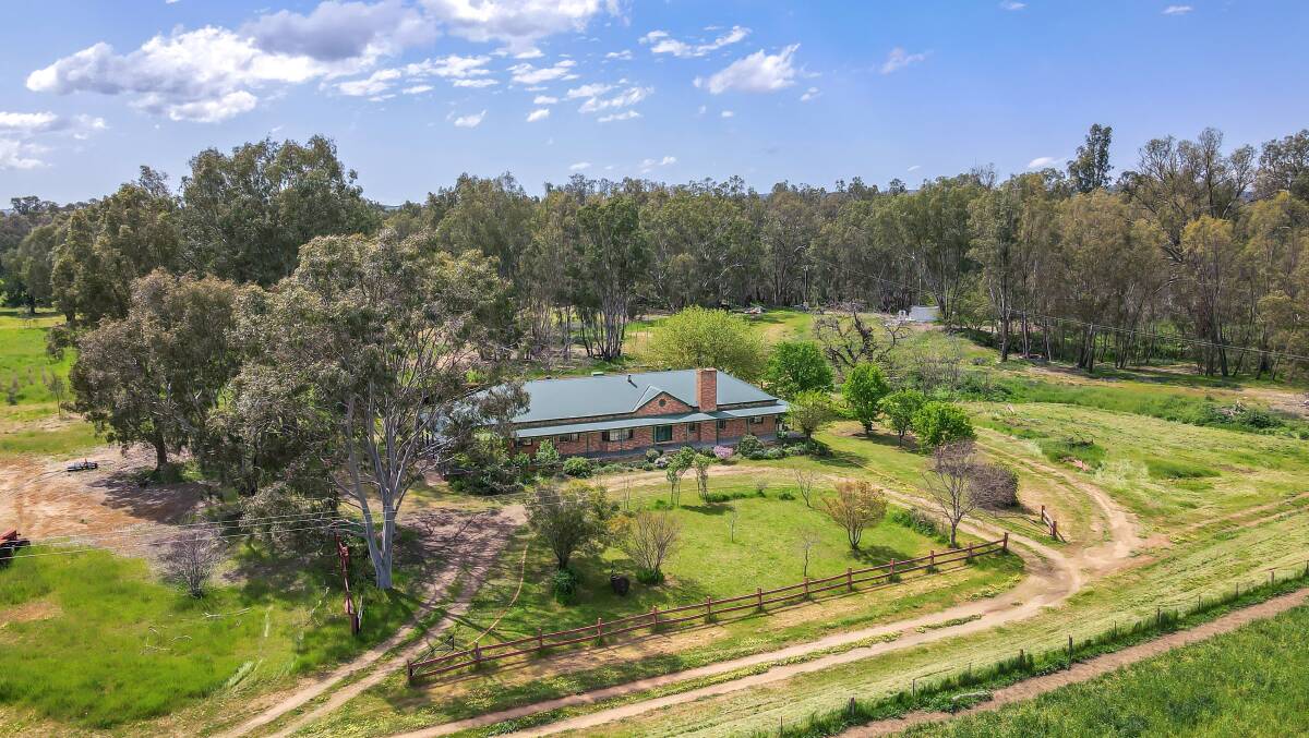 HIDDEN TREASURE: This Forest Hill homestead by the river provides the country lifestyle just eight kilometres from Wagga. Picture: Raine & Horne