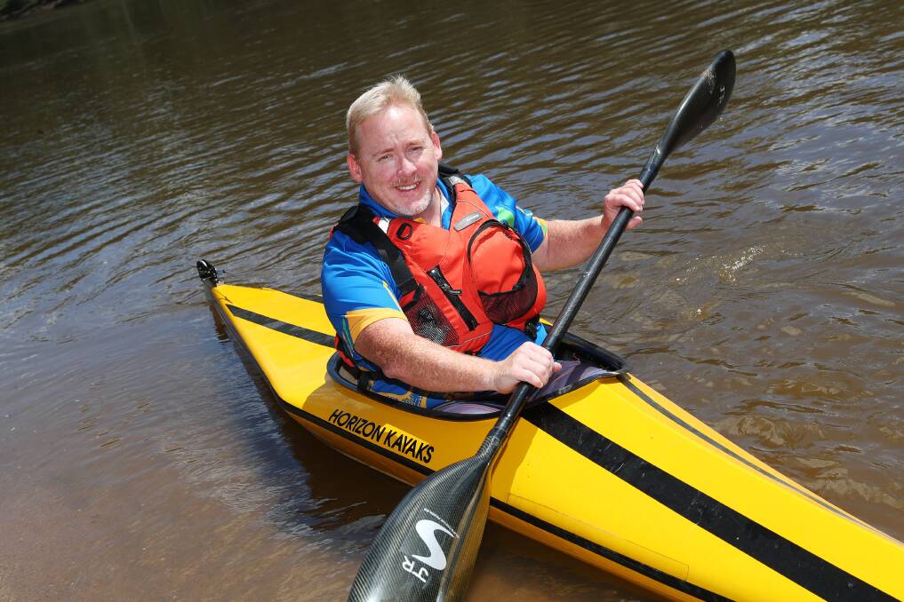 READY TO RACE: Wagga Bidgee Canoe Club president Jason Redlich is excited to host a Paddle NSW marathon series event again. Picture: Emma Hillier