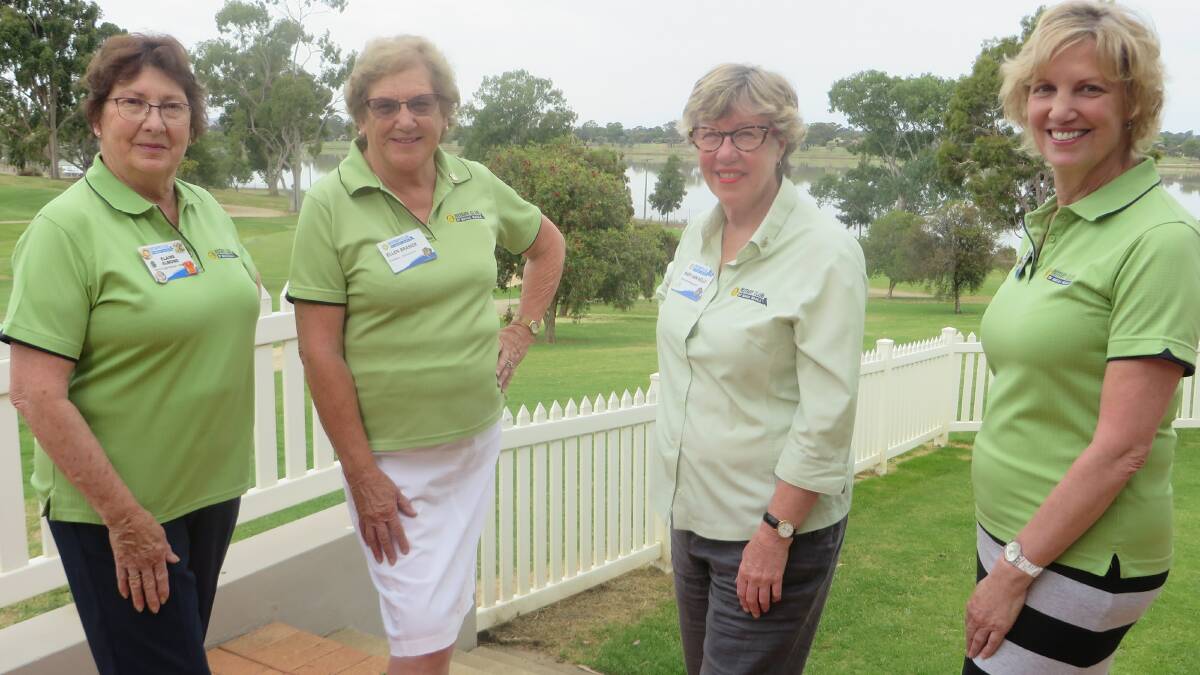 FAMILY: Wagga rotary women Elaine Almond, Ellen Brasier, Mary Ann Kelly and Vida Smart say the club is like a family. Picture: Wagga Rotary