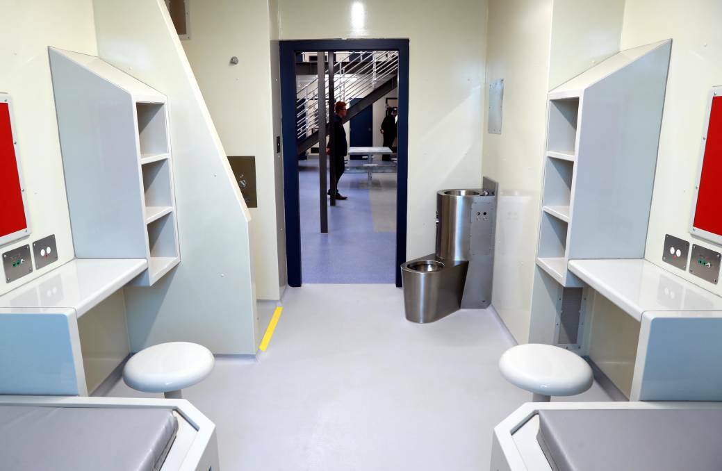Inside Junee Correctional Centre's maximum security wing. Picture: Les Smith