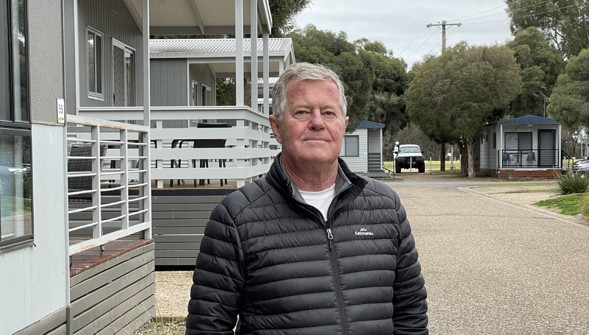 DOWNTURN: Big4 Wagga Holiday Park owner Martin Cotterell says his accommodation business suffered a drop in visitor numbers similar to that seen across the Riverina in the first 12 months of the pandemic. Picture: Rex Martinich