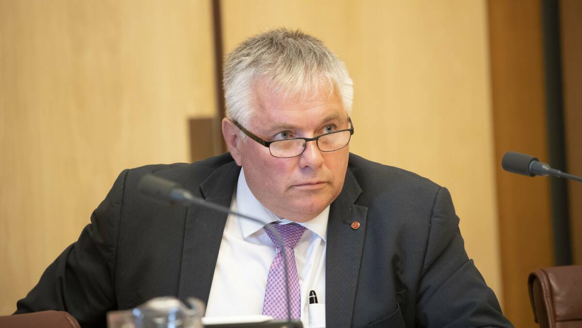 South Australian Centre Alliance Senator Rex Patrick, who is concerned that regional airports could lose flight routes due to security costs. Picture: Sitthixay Ditthavong