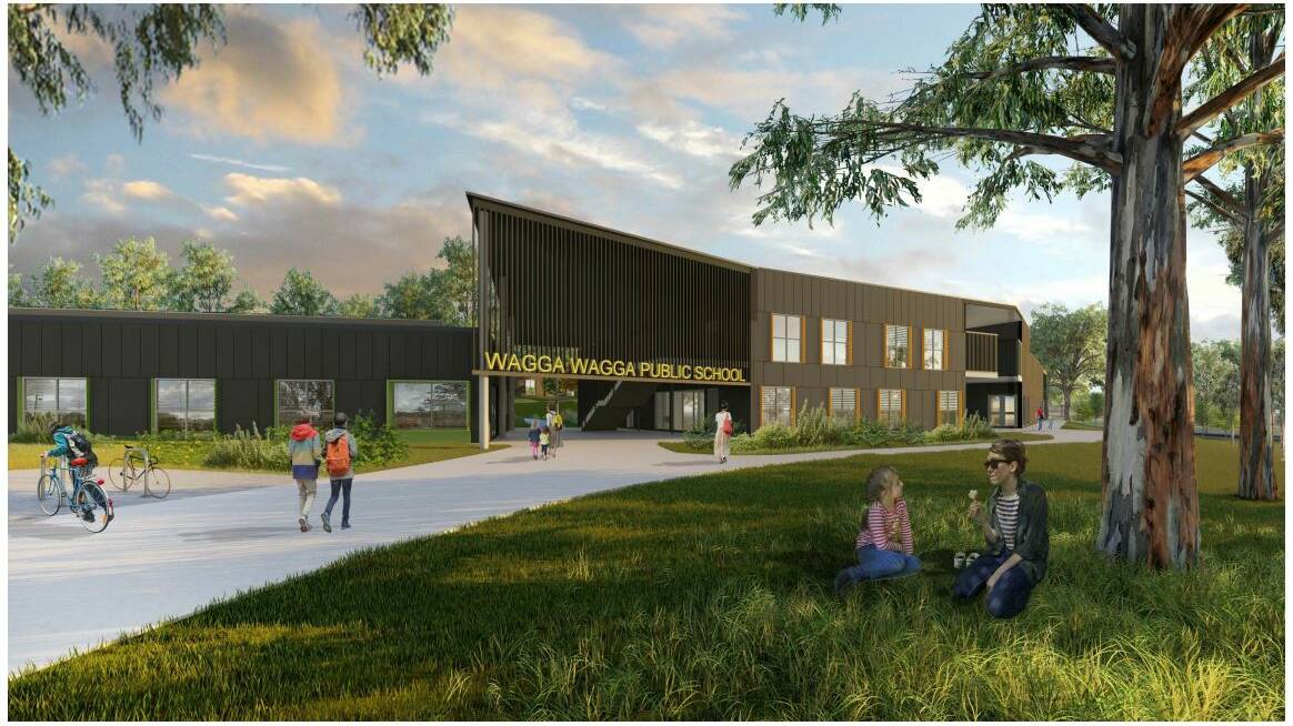 An artist's impression of the new $36 million school proposed for Estella in Wagga's northern suburbs, which aims to cater for 480 pupils. 