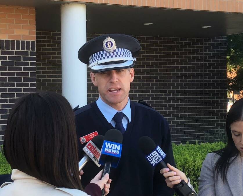 Riverina Police District Inspector Adrian Telfer appeals for the return of baby photos stolen from a grieving mother.