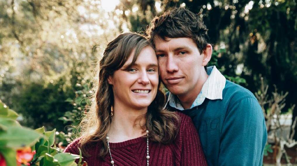 MOURNED: Rural Fire Service volunteer Sam McPaul and his wife Megan. Picture: Supplied