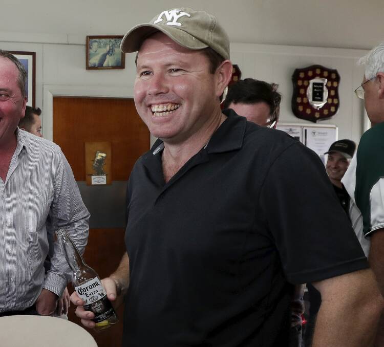 QUITTING: Mallee MP Andrew Broad in Tamworth during the New England byelection. Mr Broad has quit as Assistant Minister to Deputy PM Michael McCormack.