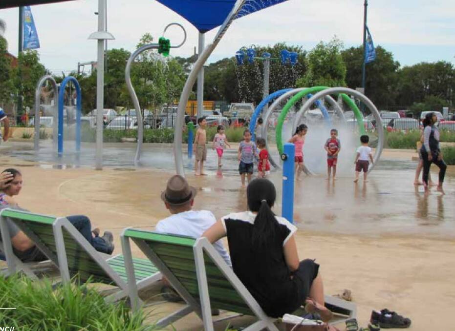Bigge Park in Liverpool, which has been used as an example of what the Riverside development hopes to achieve in Wagga. Picture: Wagga City Council